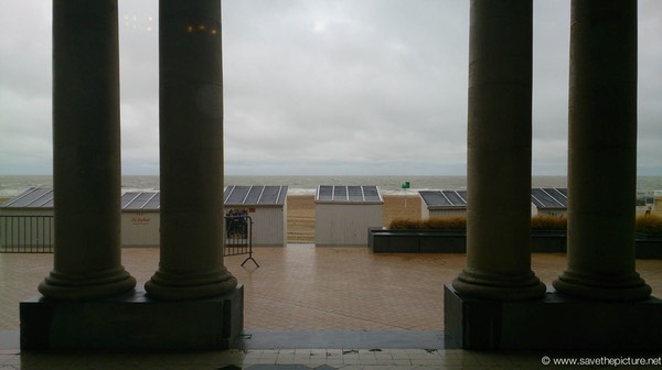 Breakfast view from the Thermae Palace restaurant