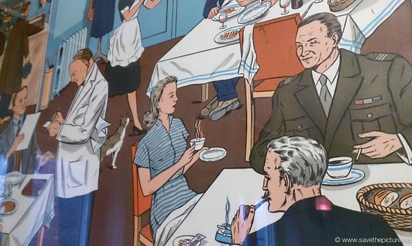 Ostend kombuis restaurant art