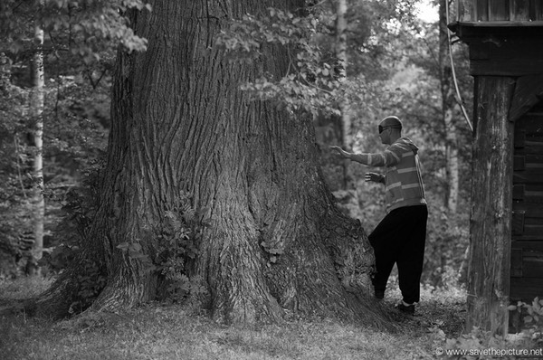 Taikiken blindfold walking, it's the feeling working