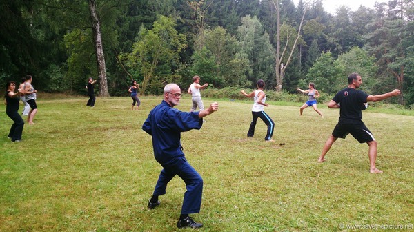 Taikiken Hachidankin the devils fist posture