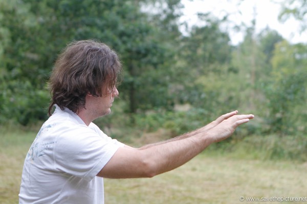 Taikiken morning Yuri training on the field