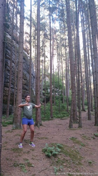 Taikiken Natural Tuning, Ritsuzen between the tall trees near the river
