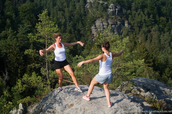 Taikiken Natural Tuning, eagle excersise on the mountain top