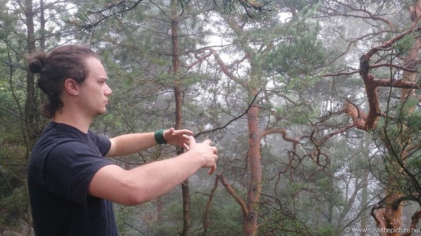 Taikiken Ritsuzen, Toine early morning training on the mountain top