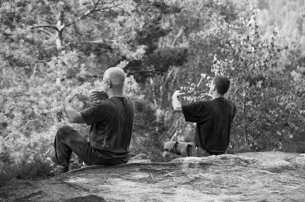 Taikiken sitting meditation with a view