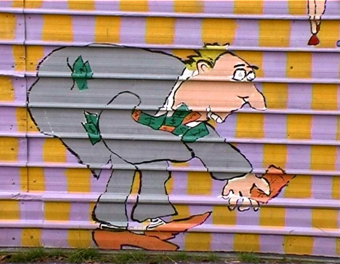 Wall painting money collecting Singapore