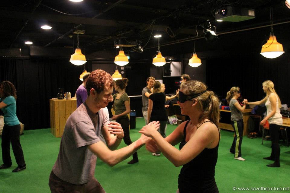 Your LaB, blindfold pushing hands